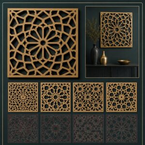 طرح آماده برش پنل دکوراتیو